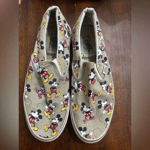 Vans limited edition Disney  Mickey Mouse slip ons main image 4